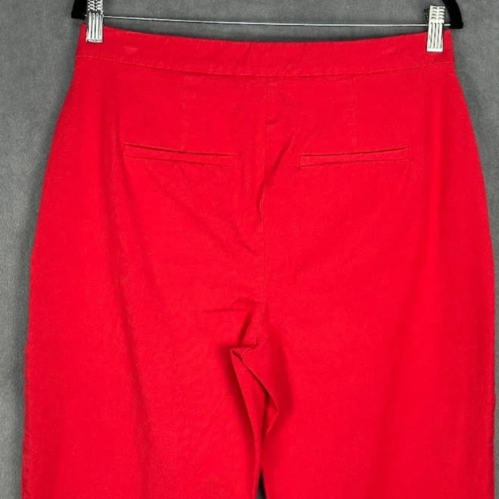 Boden Pants Womens 10R Pink Bi-stretch Tapered Ankle Trouser Stretch Career